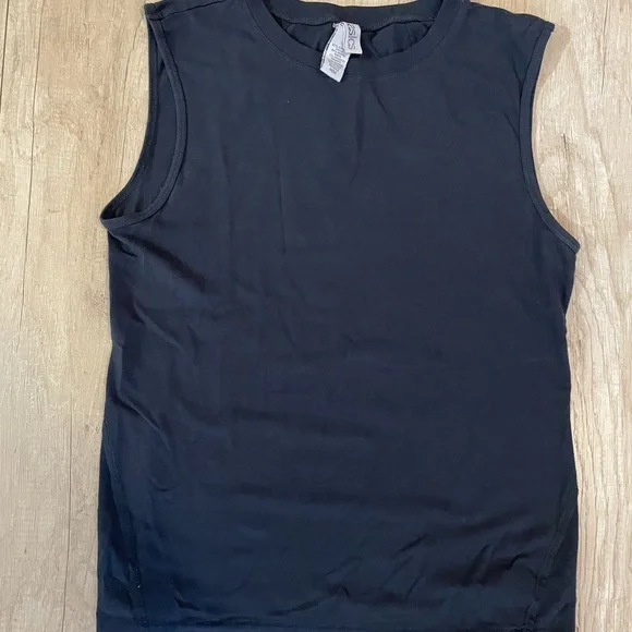 Washed Black Basic Tank Top - Picture 1 of 4